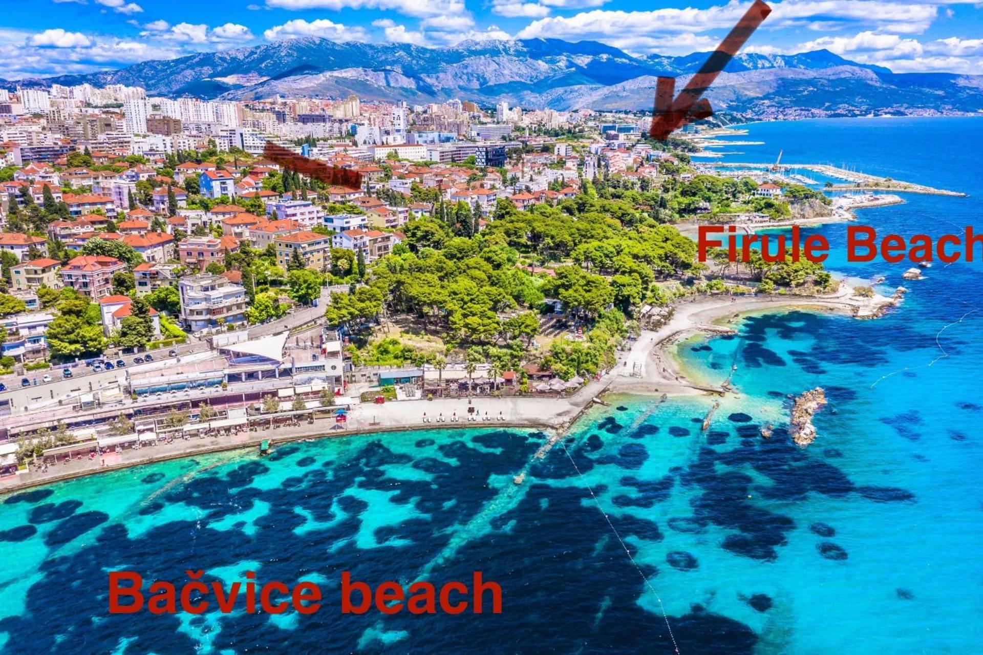 Beachside Apartment Attico Сплит Екстериор снимка